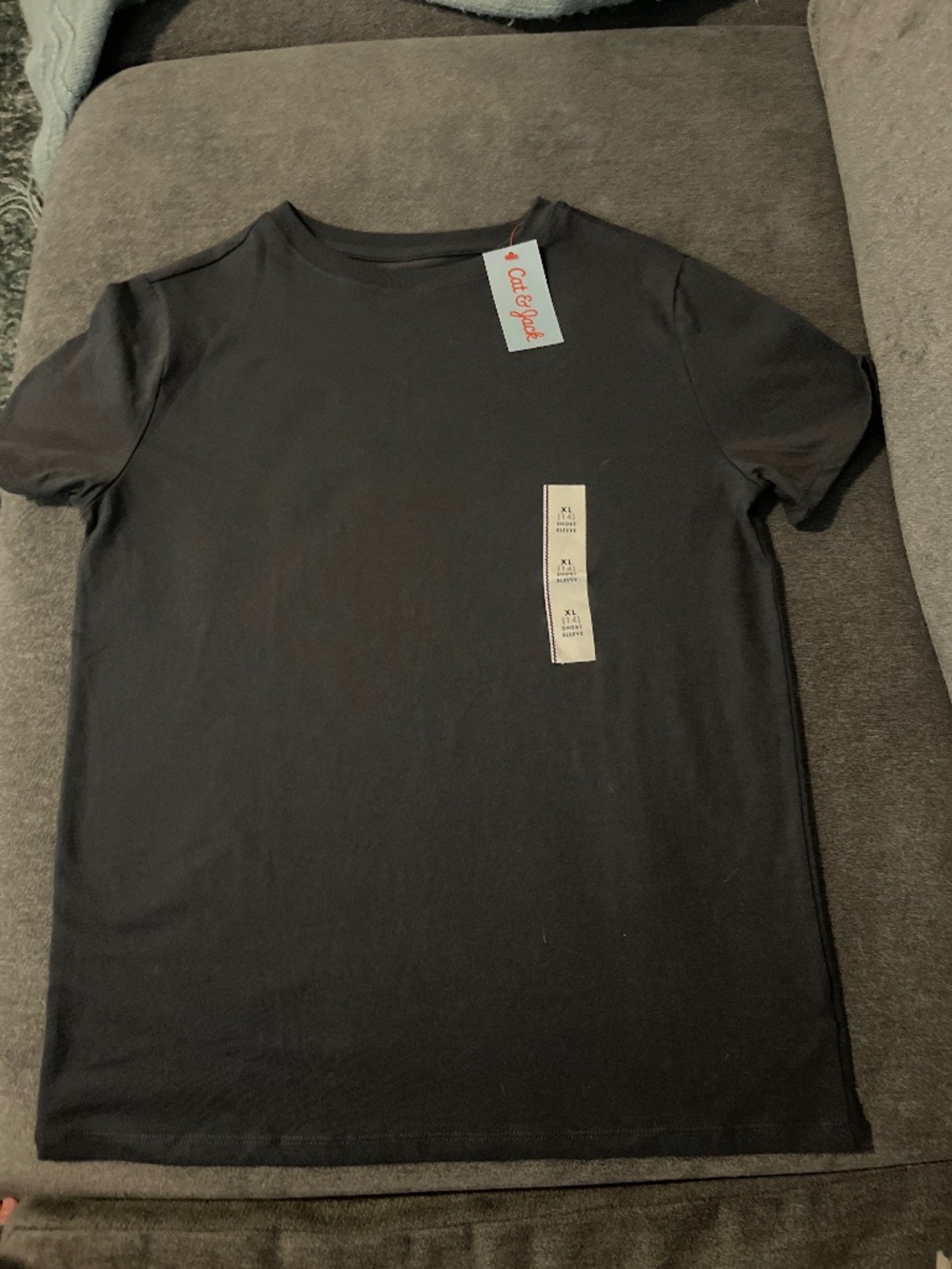 Dark grey tee for boys